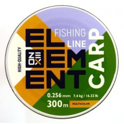 Лісочка для лову риби, ZEOX Element Carp Multicolor, 300м, перетин 0,256мм